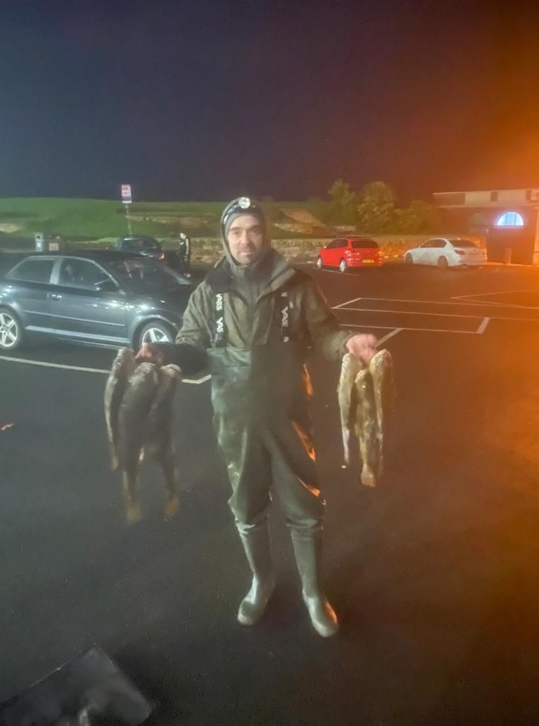 Cod caught Whitley bay in a Longbenton and Seaton Burn Sea Angling Club Sea fishing Match